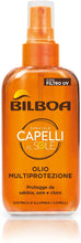 Carica l'immagine nel visualizzatore di Gallery, Bilboa Olio Solare Capelli con Filtro UV, Filtro Multiprotezione con Olio d'Argan, Protegge da Sabbia, Sale e Cloro, Districa e Illumina i Capelli, Rinforza, Nutre e Combatte Effetto Crespo, 150ml
