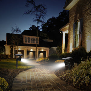 Luci Solari LED Esterno 2 in 1, 800 Lumens Ultra Luminoso, Lampada Td668 - Ilgrandebazar