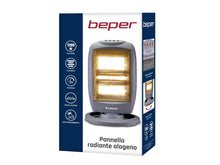 Carica l'immagine nel visualizzatore di Gallery, BEPER P203PAN010 Stufa Alogena Oscillante, 1200W, Basso Consumo Energetico, Silenziosa, Protezione termica, Grigia