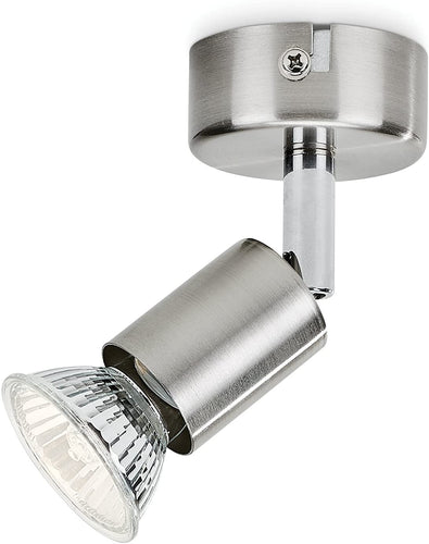 Philips Essentials Faretto Limbali Cromato Opaco, Bianco, 1 x 50 W