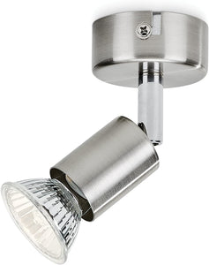 Philips Essentials Faretto Limbali Cromato Opaco, Bianco, 1 x 50 W