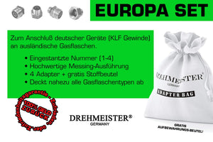 Drehmeister - Adattatore per bombole del Gas Europa l'estrazione -... - Ilgrandebazar