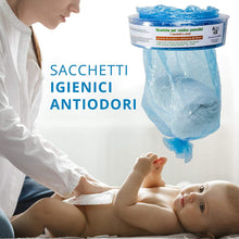 Carica l&#39;immagine nel visualizzatore di Gallery, Ricarica Mangiapannolini Bimbi Antiodore alla Lavanda 320 Sacchetti Compatibile con Sangenic Tommee Tippee Sistema di Smaltimento Pannolini 3 unità