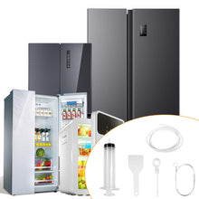 Carica l'immagine nel visualizzatore di Gallery, Avesteir 15 pezzi kit pulizia frigorifero, riutilizzabile Spazzolas di pulizia del foro di scarico del frigo, Kit Pulisci Tubi Frigorifero, Con Siringa, Tubo, Raschietto, Insertis di Foro di Scarico