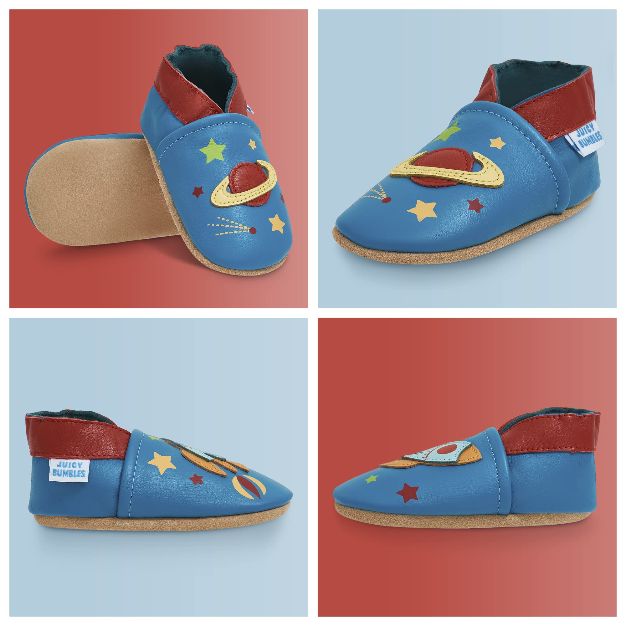 Juicy Bumbles Scarpe Bambino Scarpe Neonato in Morbida Pelle