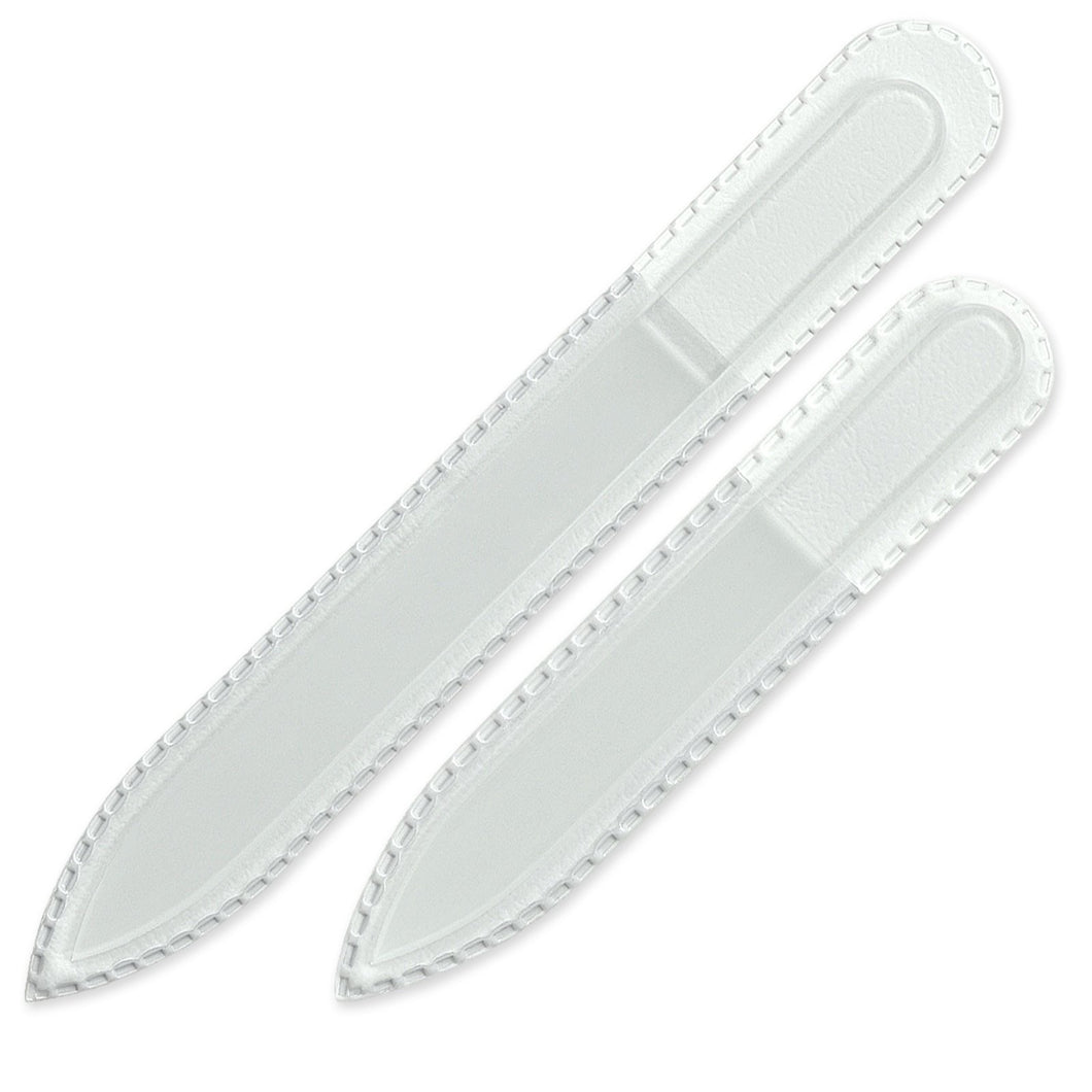 Mont Bleu Set di 2 lime per unghie in vetro - vero cristallo Boemia...