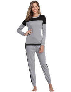 Aibrou Pigiama Donna, Lungo Donna Invernale, Pigiami Cotone Donna... - Ilgrandebazar