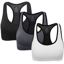 Carica l&#39;immagine nel visualizzatore di Gallery, ANGOOL Donna Reggiseno Sportivo Senza Cuciture Banda Elastica Reggente Yoga... - Ilgrandebazar