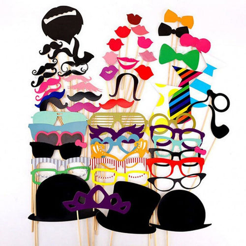JZK 58 Foto booth props photo accessori decorazioni per festa... - Ilgrandebazar
