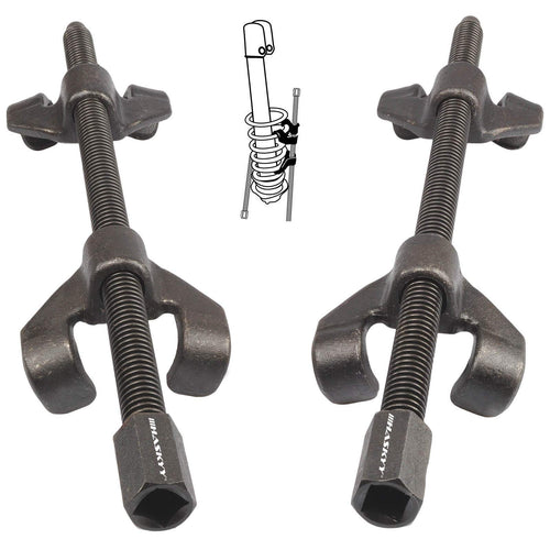 Haskyy Professionale Compressore Molla Ammortizzatori per Auto Staffe 380mm - Ilgrandebazar