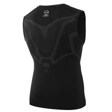 Carica l&#39;immagine nel visualizzatore di Gallery, AMZSPORT Canotta Compressione da Uomo Sport Senza Maniche Base XXL, Nero - Ilgrandebazar