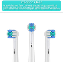 Carica l'immagine nel visualizzatore di Gallery, ITECHNIK Testine per spazzolino di ricambio Oral-b Compatibile,Ricambi Spazzolini Elettrici Braun Oral b,Precision 16 Pezzi
