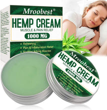 Carica l'immagine nel visualizzatore di Gallery, Hemp Cream, Hemp Balm, Crema di Canapa, Balsamo Antidolorifico Alla Canapa, Cream per massaggi per tensione articolare e muscolare, lenisce piedi, ginocchi, collo, schiena, spalle - 30 ML