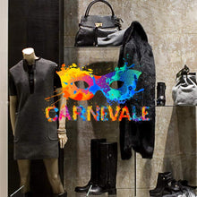 Carica l'immagine nel visualizzatore di Gallery, kina CRC0002 Vetrofania Carnevale 100% Riutilizzabile Decorazioni per... - Ilgrandebazar