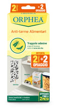 Carica l'immagine nel visualizzatore di Gallery, Orphea Antitarme Alimentare, Trappole Adesive Contro Le Tarme Del Cibo, Farfalline, Senza Insetticida E Inodore, Confezione 4., color Trappola Adesiva