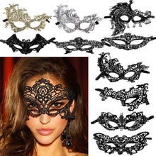 Carica l&#39;immagine nel visualizzatore di Gallery, FLOFIA 4pz Maschere Carnevale Veneziane Mashcherina Pizzo Merletto... - Ilgrandebazar