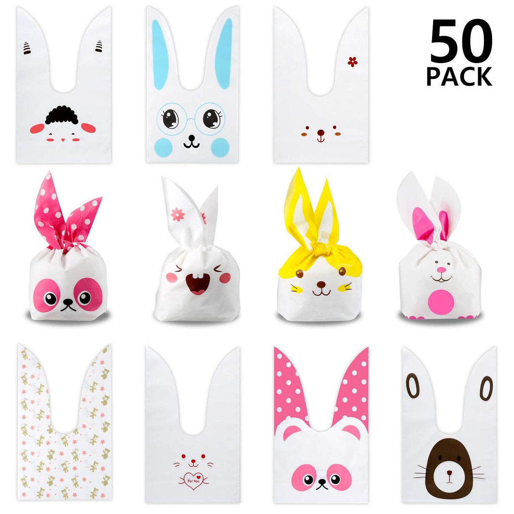 Yosemy Sacchetti Compleanno, Sacchetto per Caramella 50pcs, Multicolore - Ilgrandebazar
