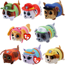 Carica l&#39;immagine nel visualizzatore di Gallery, Teeny Ty TY Beanie Boos 4&quot; Paw Patrol TY Stackable Plush - Complete Set of 8 Chase, Marshall, Rubble, Skye, Zuma, Rocky, Everest And Tracker