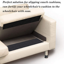 Carica l&#39;immagine nel visualizzatore di Gallery, MARCHONE Feltro Adesivo Biadesivo Set Strisce in Gancio e Anello Auto Nero - Ilgrandebazar