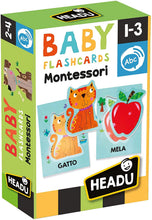 Carica l'immagine nel visualizzatore di Gallery, Headu- Baby Flashcards Montessori Gioco Educativo, Multicolore, IT21666