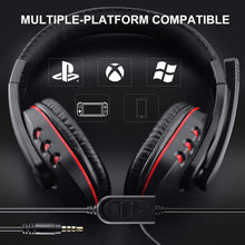 Carica l'immagine nel visualizzatore di Gallery, Cuffie Gaming per PS4 Xbox One, Dhaose Cuffie Auricolari Stereo con Microfono e Cancellazione del Rumore in Ingresso, Controllo del Volume, per PS4 PC Smartphone Xbox One