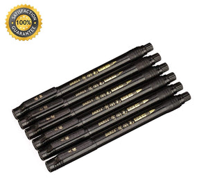 Sinwind 6 Pcs Calligrafia Pennarelli, Pennarello Nero a Punta Doppia per nero