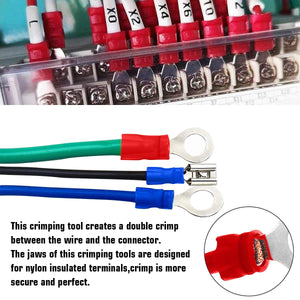 360pcs Connettori Elettrici, Geepro misto Assortiti Lug Kit Isolato - Ilgrandebazar