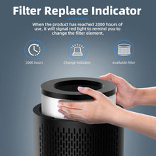Carica l'immagine nel visualizzatore di Gallery, CONOPU Purificatore D'aria, Air Purifier Portable HEPA H13 Filtro, Purificatore Aria Portatile Elimina Odori, Timer, per Camera Da Letto, Bagno, Soggiorno, Seminterrato, nero