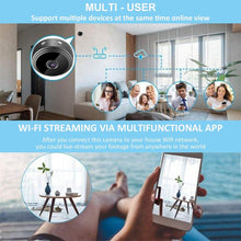 Carica l'immagine nel visualizzatore di Gallery, Registratore di telecamere di sorveglianza remota hot link 1080p HD, mini telecamera nascosta spia con visione notturna e visione remota, sicurezza domestica nascosta WiFi wireless