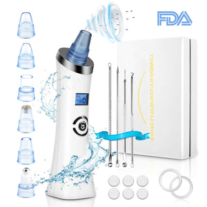 AiBast 6 IN 1 Aspiratore Punti Neri,Pore Vacuum Cleaner - USB Ricaricabile... - Ilgrandebazar