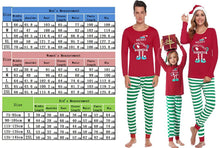 Carica l'immagine nel visualizzatore di Gallery, Aibrou Pigiami Famiglia Natale Set, Pigiama Natalizio per Famiglia Manica Lunga+Pantaloni, Pigiama Famiglia Coordinati Natale per papà Mamma Bambini