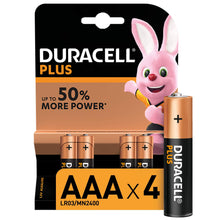 Carica l'immagine nel visualizzatore di Gallery, Duracell Plus AAA, Batterie Ministilo Alcaline, Confezione da 12 pacco del... - Ilgrandebazar