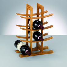 Carica l&#39;immagine nel visualizzatore di Gallery, Zeller 13580 Scaffale portabottiglie in bambù 29 x 16 x 42 30x16x42 cm, Beige - Ilgrandebazar