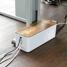 Carica l&#39;immagine nel visualizzatore di Gallery, Electraline 300177 Scatola Organizzatore Cavi con Multipresa 6 posti Bianco - Ilgrandebazar