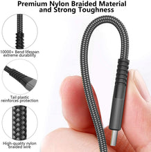 Carica l'immagine nel visualizzatore di Gallery, Cavo USB C, Cavo USB Tipo C [2Pezzi 2M] Caricatore Ricarica Rapida Intrecciato Carica Cavo Caricabatterie per Samsung S20 Fe Plus S21 S8 S9 S10 A50 A70 A41 A51 A71 A42 A52 A20e A21s A12,Xiaomi,OnePlus