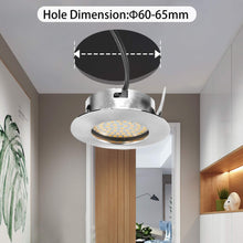 Carica l&#39;immagine nel visualizzatore di Gallery, Gr4tec Faretti Led da Incasso Per Cartongesso 6 x 5W Luce Naturale 4500K, Faretto Led Incasso Soffitto Slim 230V, 400LM 68 x 2835 SMD Spot Incasso Led, IP20 Luci da Incasso Per Soggiorno