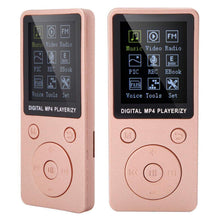 Carica l'immagine nel visualizzatore di Gallery, PUSOKEI Lettore MP3, Lettore Musicale MP4 da 32 GB con registratore vocale/Cuffie, Supporto del Formato Video AMV, Risparmio energetico Regolabile e modalità di Sospensione(Oro Rosa)