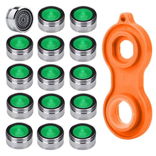 Rompigetto Rubinetto Aeratore, HTBAKOI 15pz. Aereatori Rubinetti M24 di 16pz. - Ilgrandebazar