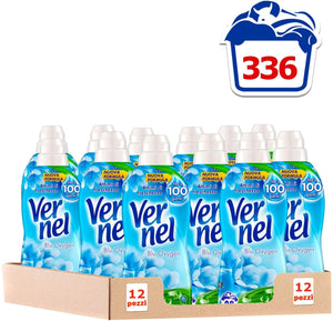Vernel Blu Oxygen Ammorbidente Lavatrice Concentrato, Intensa Freschezza e Morbidezza, 12 x 28 Lavaggi