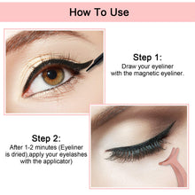 Carica l&#39;immagine nel visualizzatore di Gallery, Winpok Ciglia Magnetiche con Eyeliner Magnetico, magnetiche, Gold - Ilgrandebazar