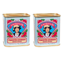 Carica l'immagine nel visualizzatore di Gallery, CHIQUILÍN - 2x Lattina di paprika affumicata da 75 grammi - Prodotti Gourmet dal 1909