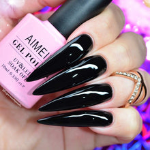 Carica l&#39;immagine nel visualizzatore di Gallery, AIMEILI Base e Top Coat Semipermanente Smalto Semipermanente per Unghie in Gel UV LED Soak Off Kit per Manicure Smalti Gel per Unghie Kit Semipermanente Unghie 10ml