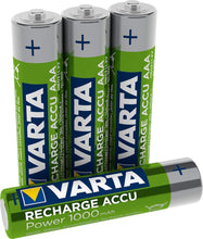 Carica l'immagine nel visualizzatore di Gallery, Varta Batteria Ricaricabile AAA MiniStilo, 1000 mAh, Confezione da 4 Pezzi,... - Ilgrandebazar