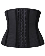 Carica l&#39;immagine nel visualizzatore di Gallery, YIANNA Latex Waist Trainer Corsetto Dimagrante Stringivita Nero Bustino... - Ilgrandebazar