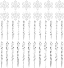 36 Pezzi Cristallo Ghiaccioli, Ghiacciolo di Natale Ornamenti Set, Ghiaccioli Ornamenti Albero, Usato per Natale, Capodanno, Decorazione Invernale 36 Pezzi Cristallo Ghiaccioli, Ghiacciolo di Natale Ornamenti Set, Ghiaccioli Ornamenti Albero, Usato per Natale, Capodanno, Decorazione Invernale