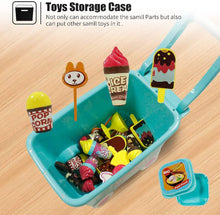 Carica l&#39;immagine nel visualizzatore di Gallery, Giocattolo del Carrello del Gelato - 45 PC Fai Finta di Giocare Set Cibo Giochi di Ruolo di Alimenti Giocattoli Dessert Caramelle Gioca Regalo Educativo per Bambini 2 3 4 Anni Ragazze e Ragazzi