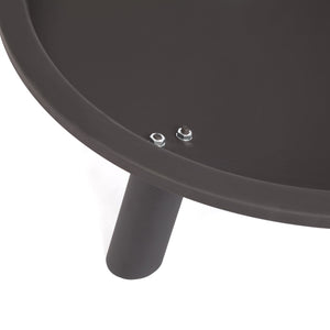 Ultranatura Braciere Vulcano con Impugnature in Acciaio Inossidabile 65 cm - Ilgrandebazar