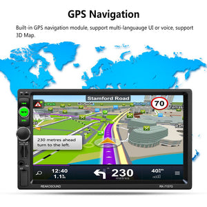 REAKOSOUND CAMECHO autoradio 2 din bluetooth 7 pollici Stereo Touch Screen Con il GPS