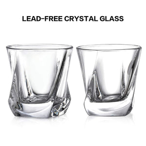 Cooko Bicchiere di whisky, Set Vetro in Cristallo Bicchieri da whisky - Ilgrandebazar