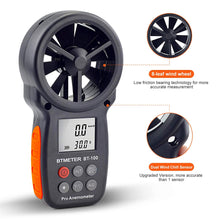 Carica l&#39;immagine nel visualizzatore di Gallery, BTMETER Anemometro Digitale Misuratore di BT-100(Handheld Anemometer) - Ilgrandebazar